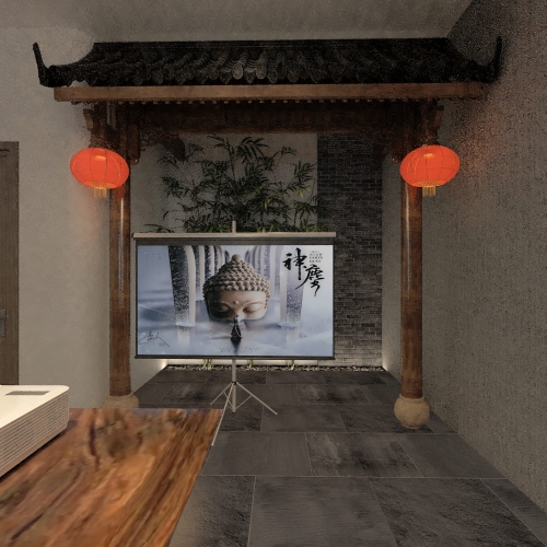 New Chinese Style Space For Entertainment-ID:245857002