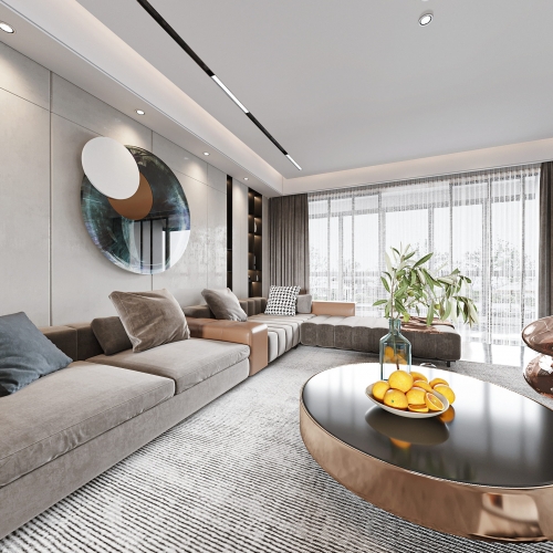 Modern A Living Room-ID:468350899