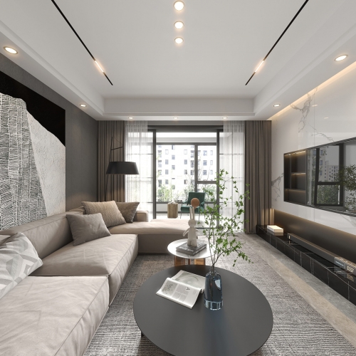 Modern A Living Room-ID:770474917