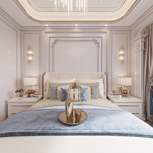 Simple European Style Bedroom-ID:875113964