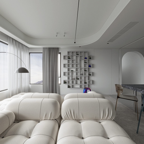 Wabi-sabi Style A Living Room-ID:773924113