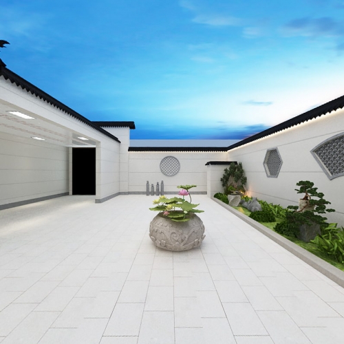 New Chinese Style Courtyard/landscape-ID:397412062