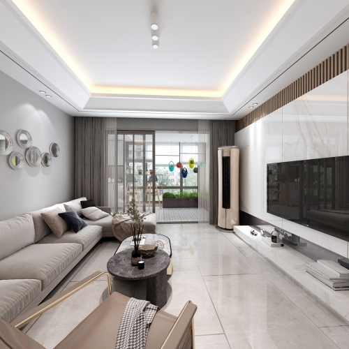 Modern A Living Room-ID:685755979