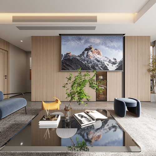 Modern A Living Room-ID:774698024
