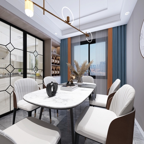 Modern Dining Room-ID:800298935