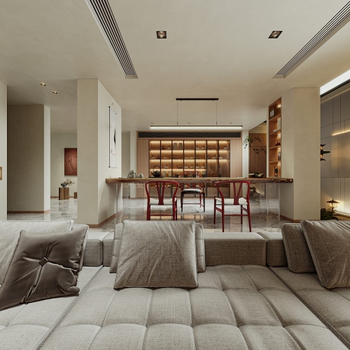 Wabi-sabi Style A Living Room-ID:134655009