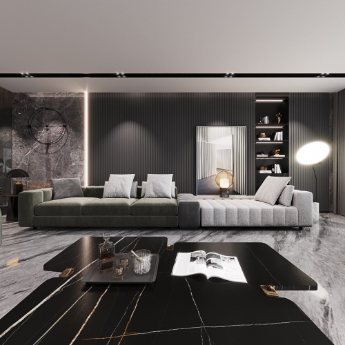 Modern A Living Room-ID:823842051