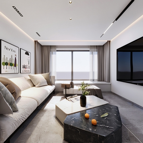 Modern A Living Room-ID:371936086