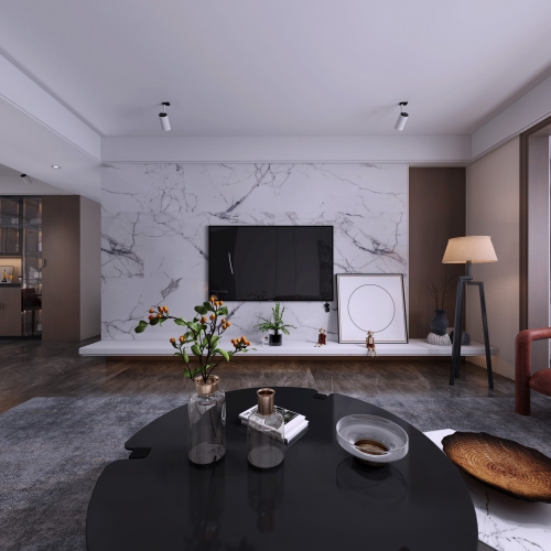 Modern A Living Room-ID:614639042