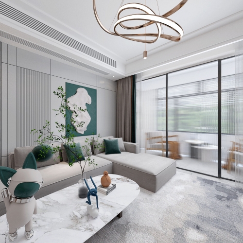 Modern A Living Room-ID:261306052