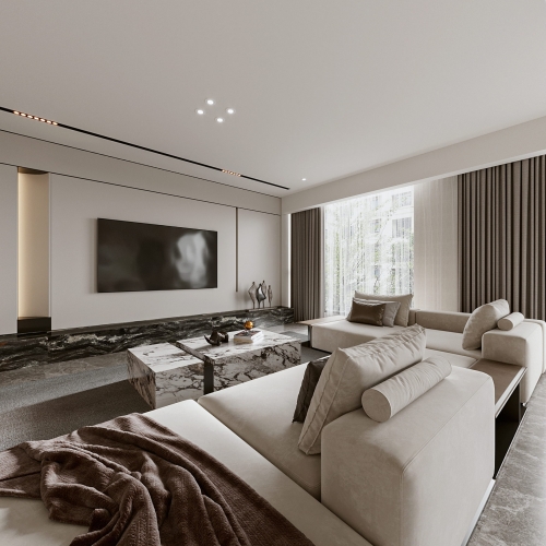 Modern A Living Room-ID:810213095