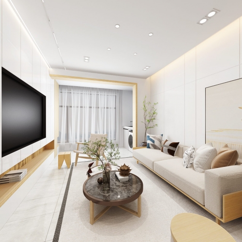 Modern A Living Room-ID:998843911