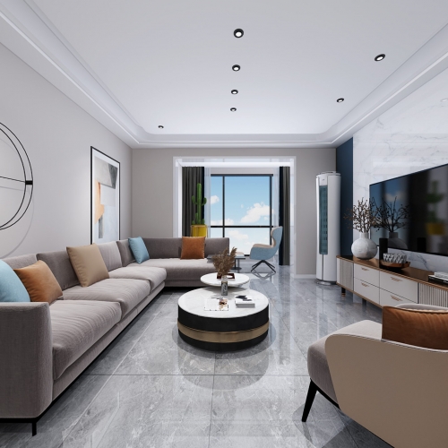 Modern A Living Room-ID:954205992