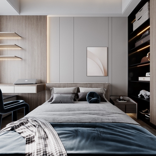 Modern Bedroom-ID:378189191