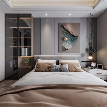 Modern Bedroom-ID:808254002