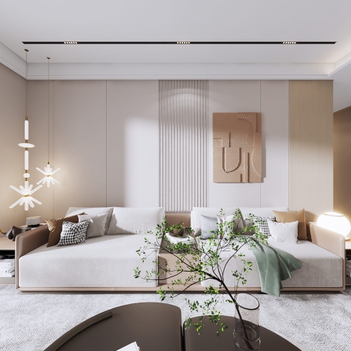 Modern A Living Room-ID:536825901
