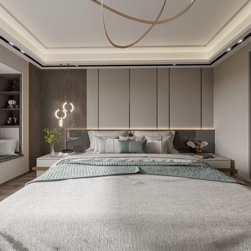 Modern Bedroom-ID:648590095