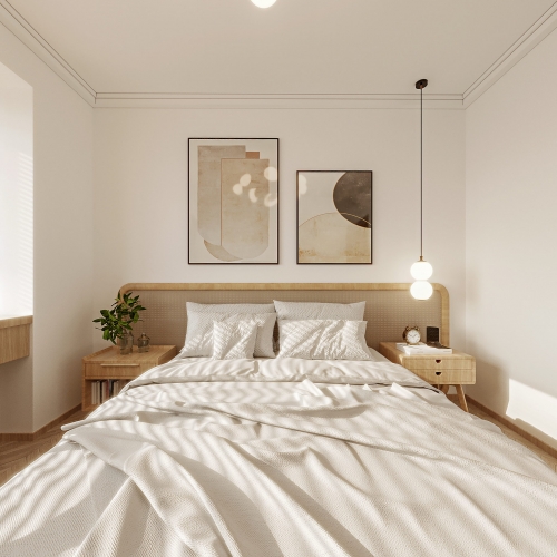 Nordic Style Bedroom-ID:343447926