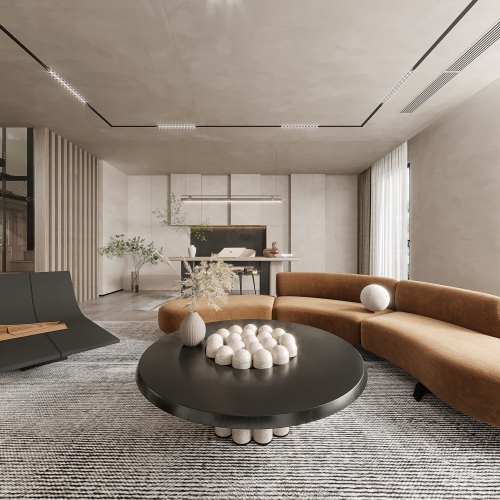 Wabi-sabi Style A Living Room-ID:118649018