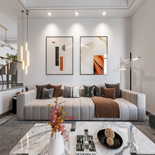 Modern A Living Room-ID:922398091