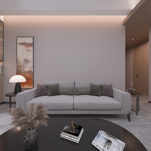 Modern A Living Room-ID:744951964