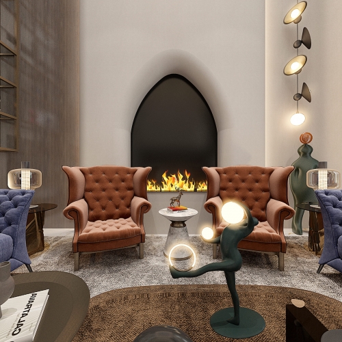 Modern Simple European Style A Living Room-ID:975518944