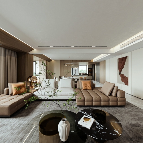 Modern A Living Room-ID:375751979
