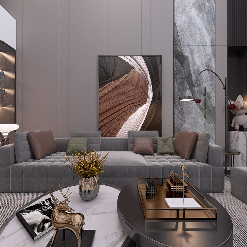 Modern A Living Room-ID:262341982