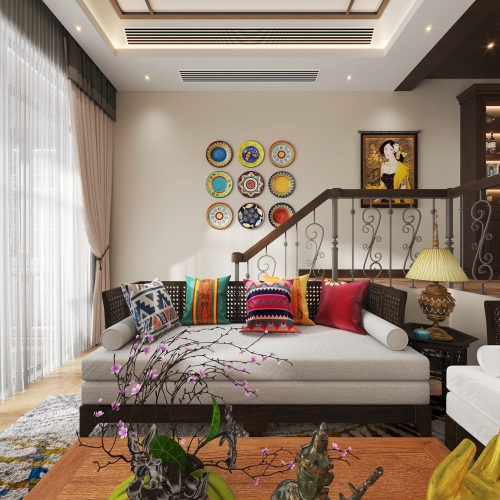 Southeast Asian Style A Living Room-ID:146660098