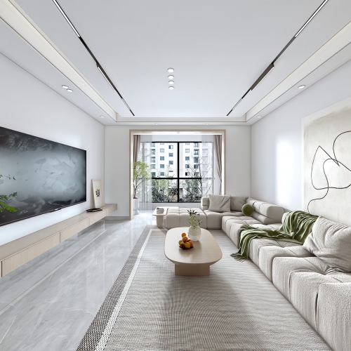 Wabi-sabi Style A Living Room-ID:208689939