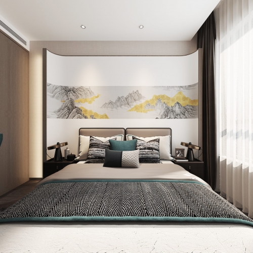 New Chinese Style Bedroom-ID:146855121