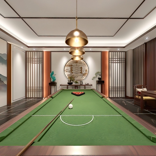 New Chinese Style Billiards Room-ID:296277053