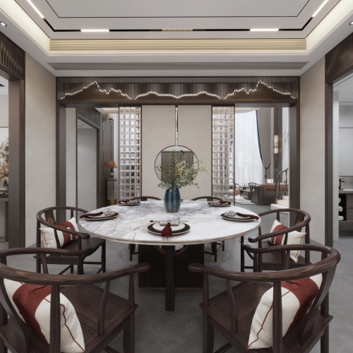 New Chinese Style Dining Room-ID:733901025