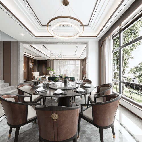 New Chinese Style Dining Room-ID:463422061