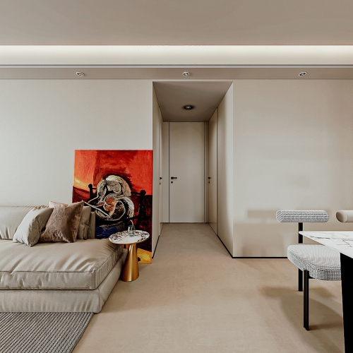 Wabi-sabi Style A Living Room-ID:305488119