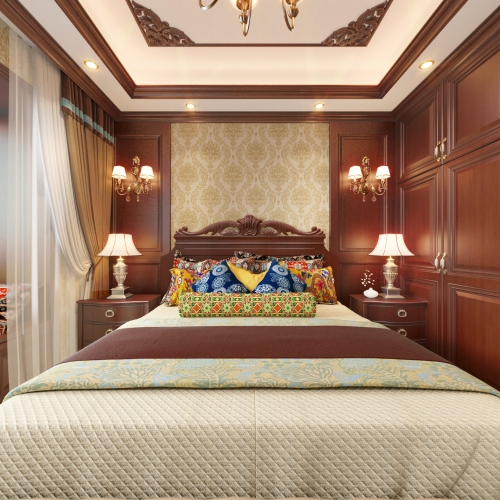Chinese Style Bedroom-ID:391657118