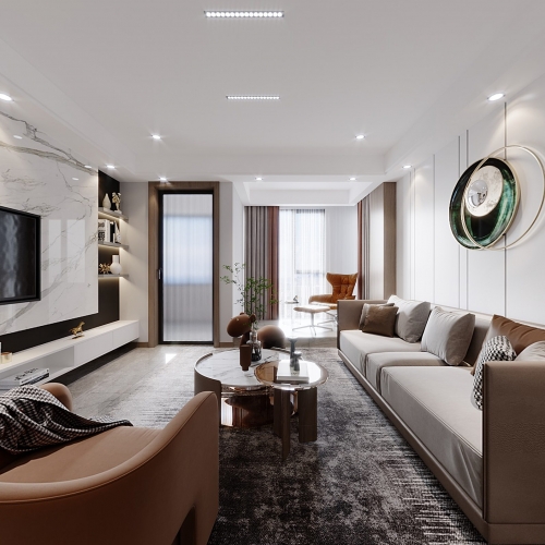 Modern A Living Room-ID:148525003
