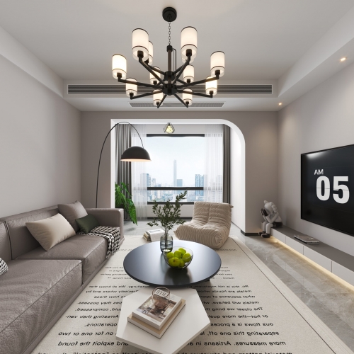 Modern A Living Room-ID:180341969