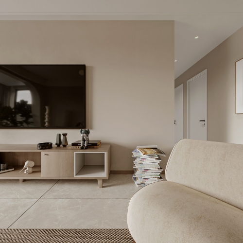 Wabi-sabi Style A Living Room-ID:983015062