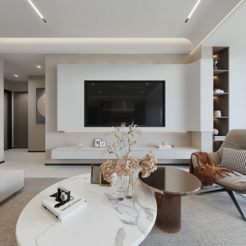 Modern A Living Room-ID:727049117