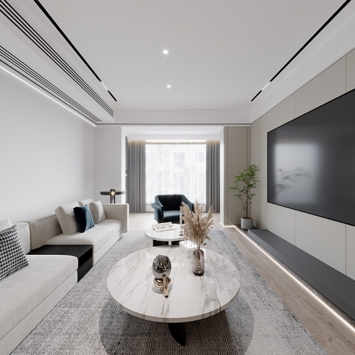 Modern A Living Room-ID:785259014