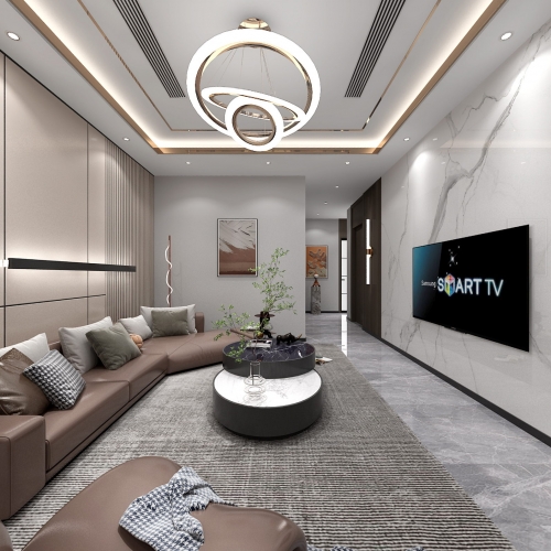 Modern A Living Room-ID:733233939