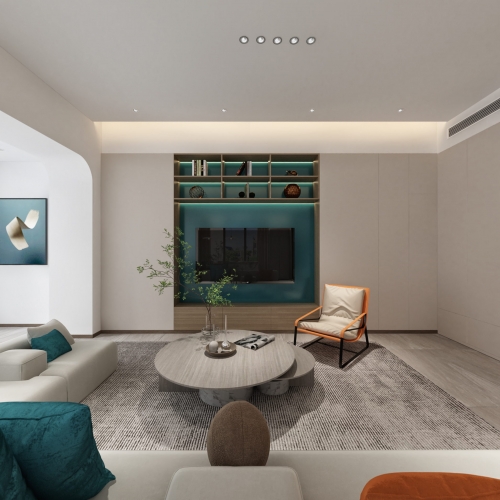Modern A Living Room-ID:473335985