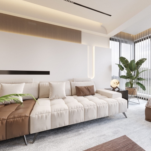 Modern A Living Room-ID:290307042