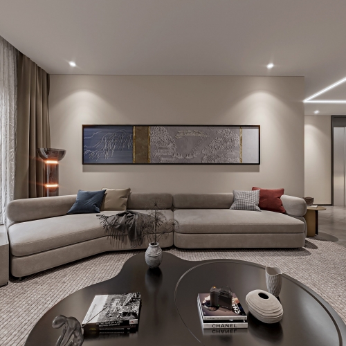 Modern A Living Room-ID:643040908
