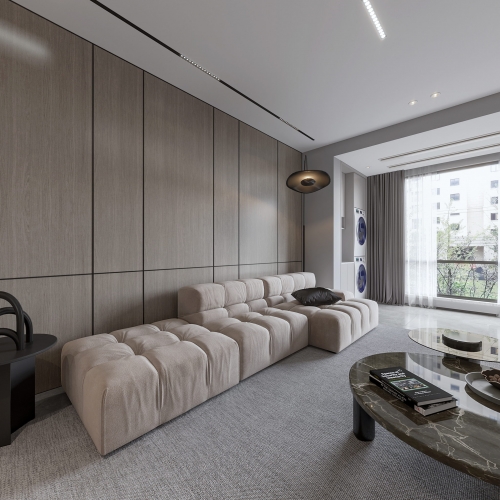 Modern A Living Room-ID:667256122