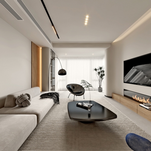 Wabi-sabi Style A Living Room-ID:783293967