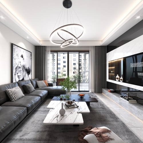 Modern A Living Room-ID:430053008