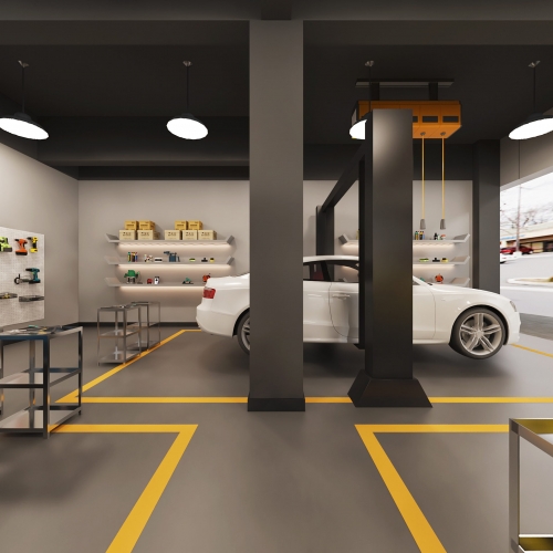 Industrial Style Automobile 4S Shop-ID:846743113
