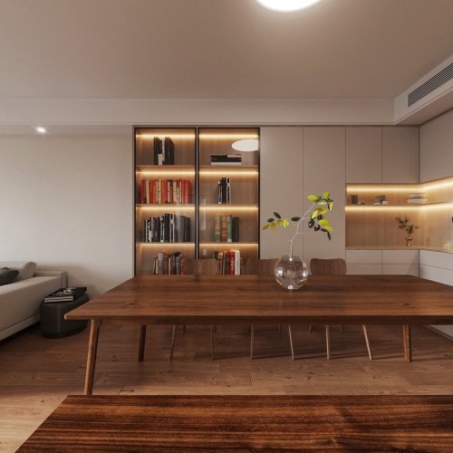 Modern A Living Room-ID:184655906